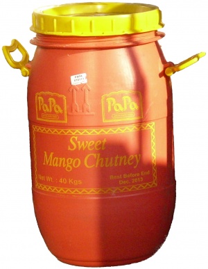 40kg jar of chutney