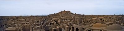 The citadel of Arg-é Bam: The world's largest adobe structure, dating to at least 500 BCE